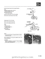 Предварительный просмотр 292 страницы Honda 1994 GoldWing GL1500 Service Manual