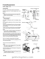 Предварительный просмотр 308 страницы Honda 1994 GoldWing GL1500 Service Manual