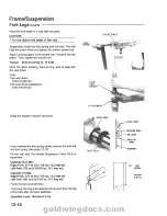 Предварительный просмотр 314 страницы Honda 1994 GoldWing GL1500 Service Manual