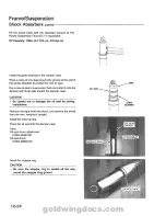 Предварительный просмотр 320 страницы Honda 1994 GoldWing GL1500 Service Manual