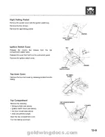 Предварительный просмотр 351 страницы Honda 1994 GoldWing GL1500 Service Manual