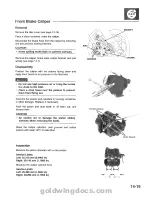 Предварительный просмотр 383 страницы Honda 1994 GoldWing GL1500 Service Manual