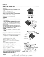 Предварительный просмотр 386 страницы Honda 1994 GoldWing GL1500 Service Manual