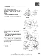 Предварительный просмотр 395 страницы Honda 1994 GoldWing GL1500 Service Manual