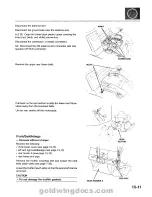 Предварительный просмотр 401 страницы Honda 1994 GoldWing GL1500 Service Manual