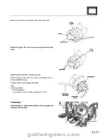 Предварительный просмотр 447 страницы Honda 1994 GoldWing GL1500 Service Manual