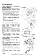 Предварительный просмотр 481 страницы Honda 1994 GoldWing GL1500 Service Manual