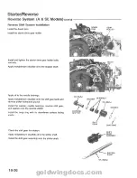 Предварительный просмотр 489 страницы Honda 1994 GoldWing GL1500 Service Manual