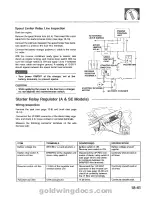 Предварительный просмотр 494 страницы Honda 1994 GoldWing GL1500 Service Manual