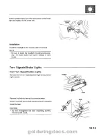 Предварительный просмотр 520 страницы Honda 1994 GoldWing GL1500 Service Manual