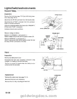 Предварительный просмотр 535 страницы Honda 1994 GoldWing GL1500 Service Manual