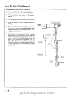 Предварительный просмотр 580 страницы Honda 1994 GoldWing GL1500 Service Manual