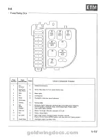 Предварительный просмотр 583 страницы Honda 1994 GoldWing GL1500 Service Manual