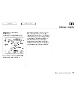 Preview for 37 page of Honda 1994 Prelude Online Reference Owner'S Manual