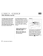 Preview for 60 page of Honda 1994 Prelude Online Reference Owner'S Manual