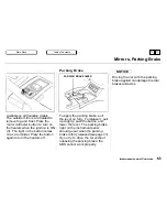 Preview for 63 page of Honda 1994 Prelude Online Reference Owner'S Manual