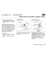 Preview for 65 page of Honda 1994 Prelude Online Reference Owner'S Manual