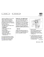 Preview for 163 page of Honda 1994 Prelude Online Reference Owner'S Manual