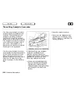 Preview for 216 page of Honda 1994 Prelude Online Reference Owner'S Manual