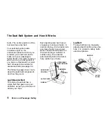 Предварительный просмотр 7 страницы Honda 1995 Accord Wagon Owner'S Manual