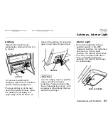 Предварительный просмотр 57 страницы Honda 1995 Accord Wagon Owner'S Manual