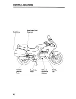 Предварительный просмотр 12 страницы Honda 1995 Police ST1100 Owner'S Manual