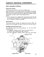 Предварительный просмотр 15 страницы Honda 1995 Police ST1100 Owner'S Manual