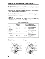 Предварительный просмотр 16 страницы Honda 1995 Police ST1100 Owner'S Manual