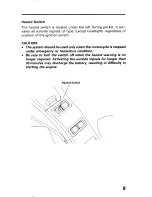 Предварительный просмотр 17 страницы Honda 1995 Police ST1100 Owner'S Manual