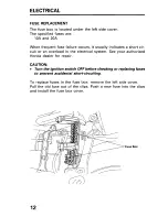 Предварительный просмотр 20 страницы Honda 1995 Police ST1100 Owner'S Manual