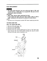 Предварительный просмотр 21 страницы Honda 1995 Police ST1100 Owner'S Manual