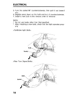 Предварительный просмотр 22 страницы Honda 1995 Police ST1100 Owner'S Manual