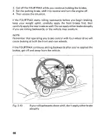 Предварительный просмотр 72 страницы Honda 1995 TRX 400 FW Owner'S Manual