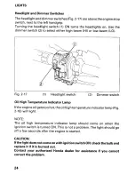 Preview for 29 page of Honda 1995 TRX300 Owner'S Manual