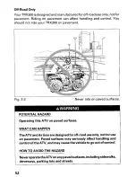 Preview for 57 page of Honda 1995 TRX300 Owner'S Manual