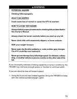 Preview for 76 page of Honda 1995 TRX300 Owner'S Manual