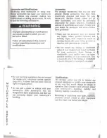 Предварительный просмотр 8 страницы Honda 1995 VF750C Magna Owner'S Manual