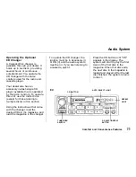 Предварительный просмотр 75 страницы Honda 1996 Accord Wagon Owner'S Manual