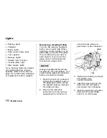 Предварительный просмотр 140 страницы Honda 1996 Accord Wagon Owner'S Manual