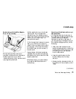 Предварительный просмотр 26 страницы Honda 1996 Accord Owner'S Manual