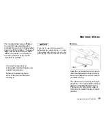 Предварительный просмотр 65 страницы Honda 1996 Accord Owner'S Manual