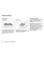 Предварительный просмотр 75 страницы Honda 1996 Accord Owner'S Manual