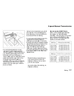 Предварительный просмотр 115 страницы Honda 1996 Accord Owner'S Manual