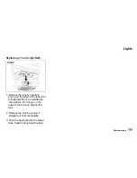 Предварительный просмотр 191 страницы Honda 1996 Accord Owner'S Manual