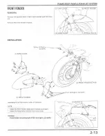 Предварительный просмотр 56 страницы Honda 1996 CBR900RR Service Manual