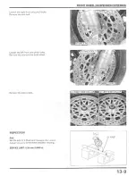 Предварительный просмотр 252 страницы Honda 1996 CBR900RR Service Manual