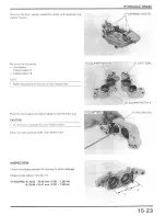 Предварительный просмотр 326 страницы Honda 1996 CBR900RR Service Manual