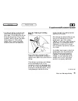 Предварительный просмотр 16 страницы Honda 1996 Civic Coupe Owner'S Manual