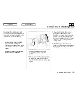 Предварительный просмотр 45 страницы Honda 1996 Civic Coupe Owner'S Manual