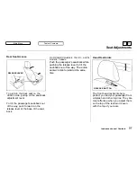 Предварительный просмотр 57 страницы Honda 1996 Civic Coupe Owner'S Manual